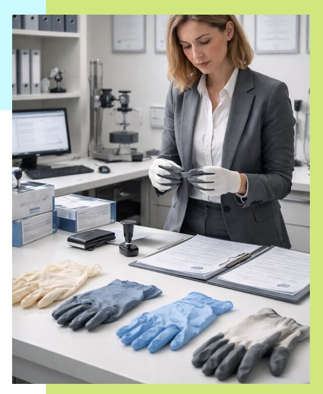 Сертификация перчаток в Северодвинске от 8603 р. | Алешин-Свр