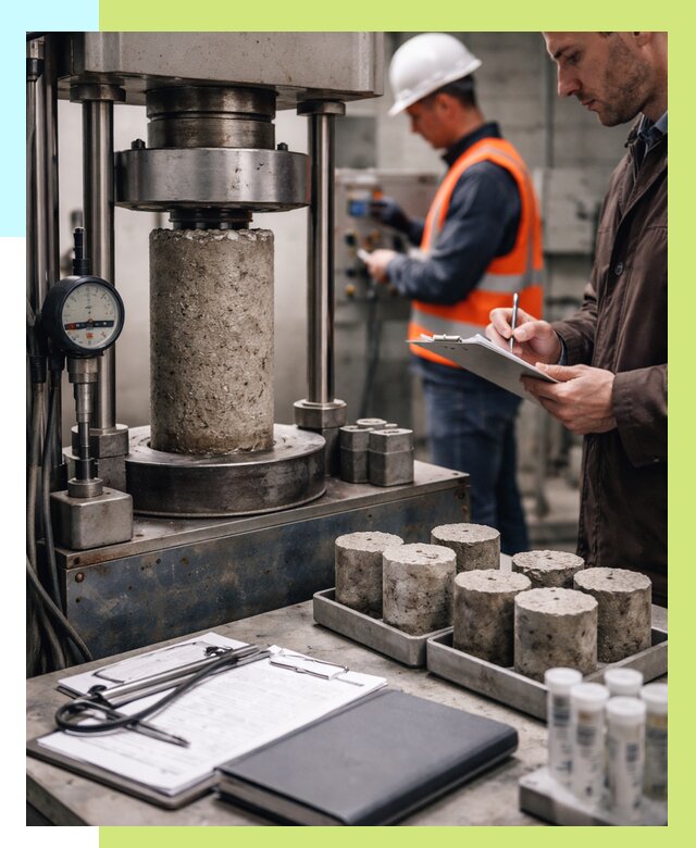 Сертификация бетона в Северодвинске от 30363 р. сертификат | Алешин-Свр