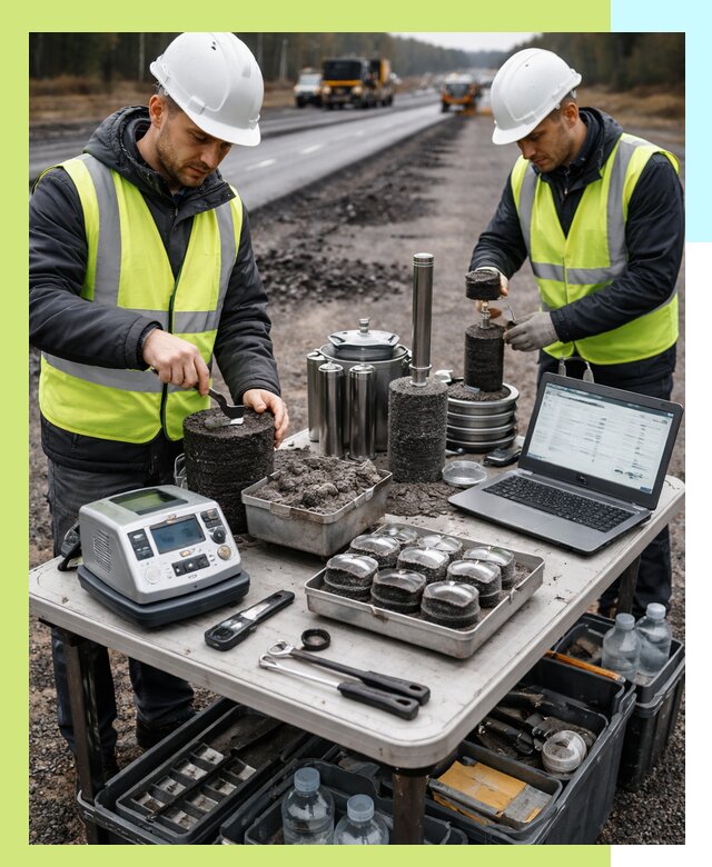 Сертификация асфальта: испытания и подтверждение в Северодвинске