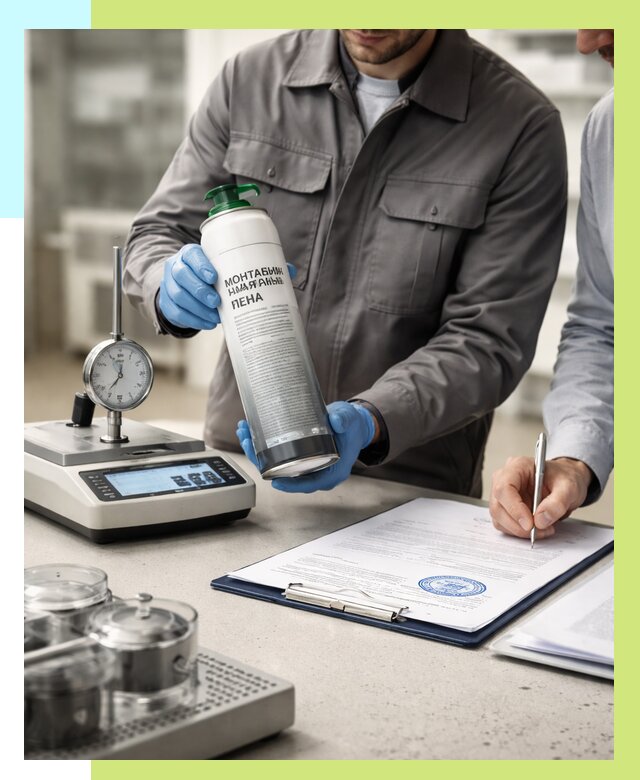 Сертификация монтажной пены в Северодвинске от 15182 р. | Алешин-Свр