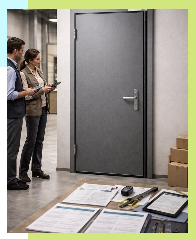 Сертификация противопожарных дверей в Северодвинске от 9109 р. | Алешин-Свр