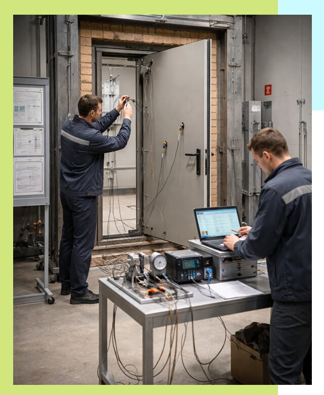 Сертификация противопожарных дверей в Северодвинске по ГОСТ и ТР