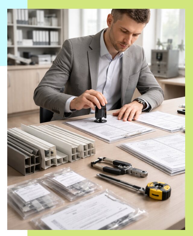 Сертификация ПВХ продукции в Северодвинске от 8603 р., Алешин-Свр