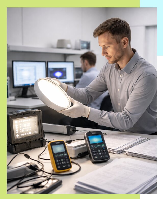 Сертификация светильников в Северодвинске: испытания и оформление