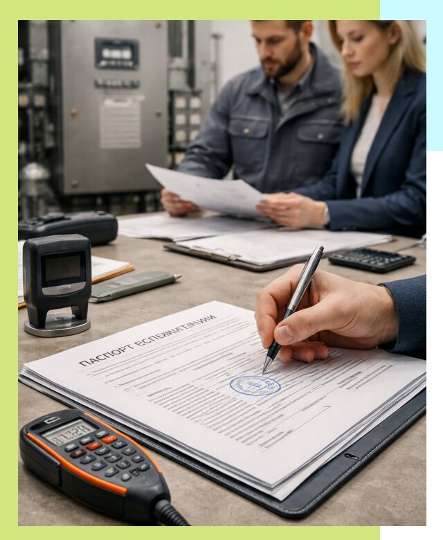 Оформление паспорта эксплуатации оборудования в Северодвинске