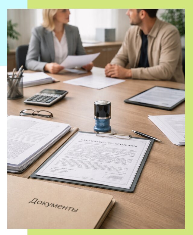 Сертификат соответствия на продукцию в Северодвинске от 15182 р.|Алешин-Свр