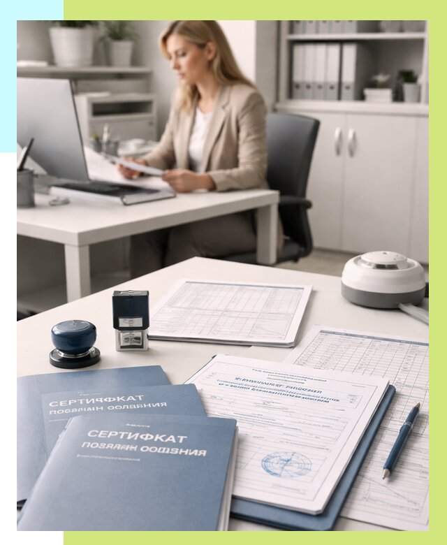 Сертификаты пожарной безопасности в Северодвинске от 15182 р. | Алешин-Свр