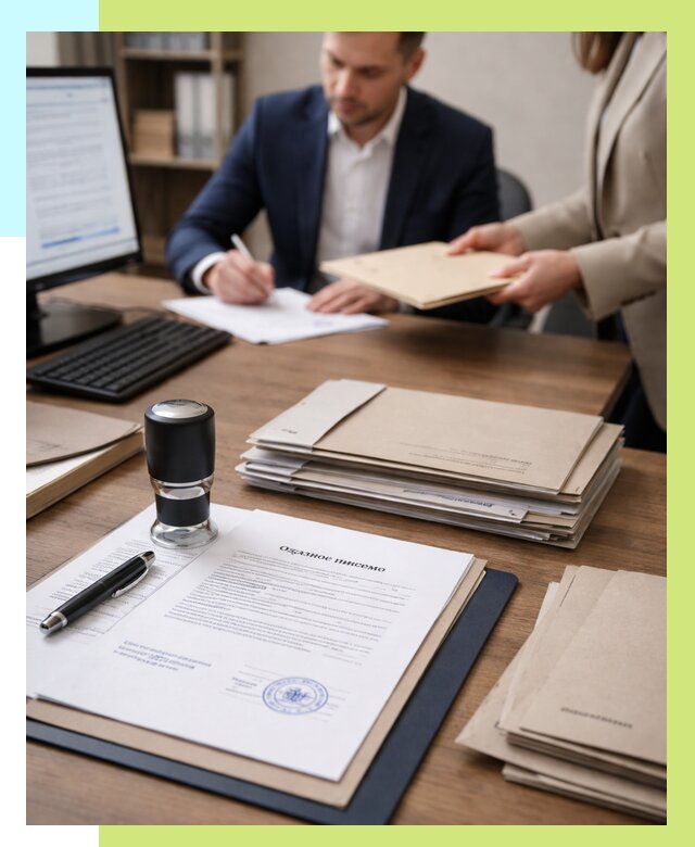 Отказное письмо для таможни в Северодвинске от 3036 р, Алешин-Свр