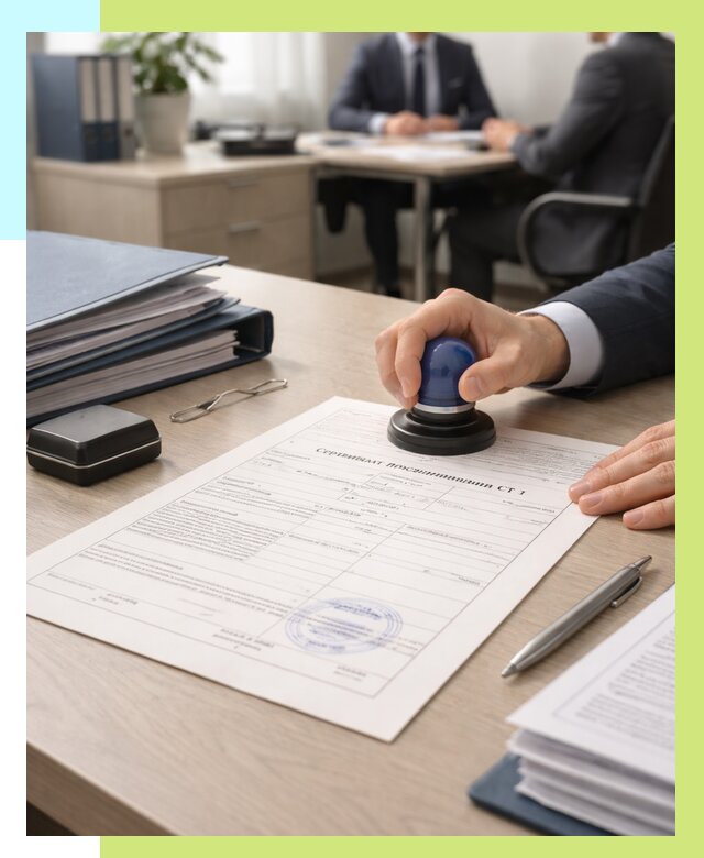 Сертификат происхождения СТ 1 в Северодвинске от 4554 р. | Алешин-Свр