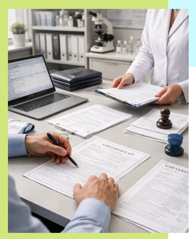 Оформление сертификата GMP в Северодвинске для фармпроизводства