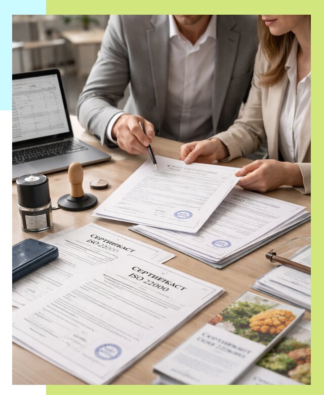 Сертификат ISO 22000 в Северодвинске от 40484 р. под ключ | Алешин-Свр